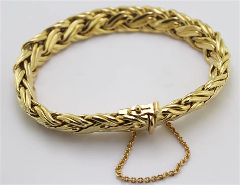 Tiffany And Co 18k Yellow Gold Woven Bracelet For Sale At 1stdibs