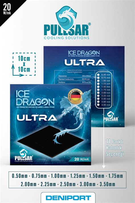 Pullsar Ice Dragon Ultra Thermal Termal Pad X Mm Mm