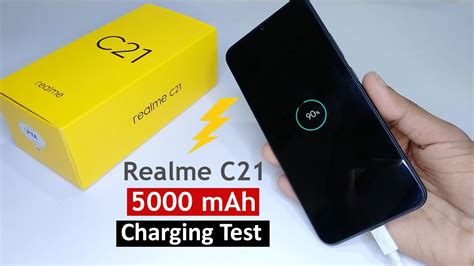 Realme C Mah Battery Charging Test Youtube