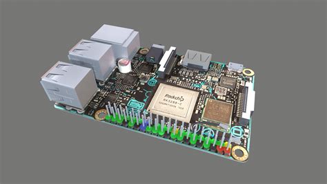 3D model Asus Tinker Board S Circuit Board VR / AR / low-poly | CGTrader