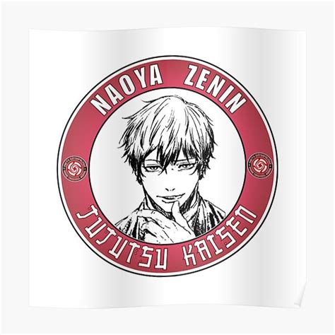 Naoya Zenin Jujutsu Kaisen Poster For Sale By Rbnstore Redbubble