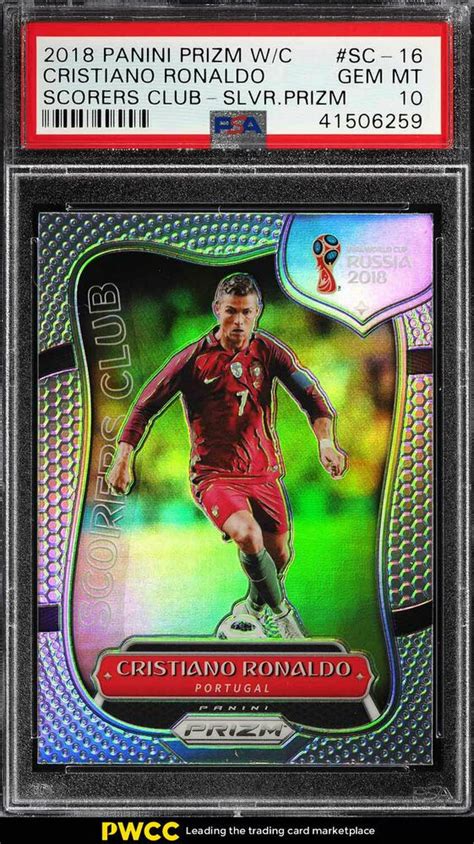 2018 Panini Prizm World Cup Scorers Scorers Silver Cristiano Ronaldo