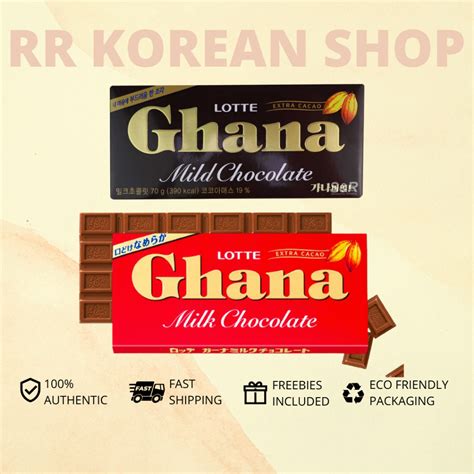 Lotte Ghana Chocolate 70g Shopee Philippines