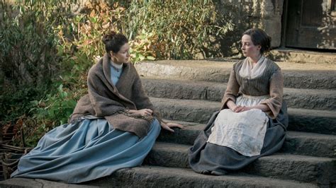 Outlander Claire And Jenny Reunite In New Episode Photos