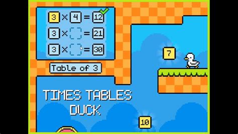 Juego MATH DUCK 2 Tablas De Multiplicar Online Divertidas YouTube