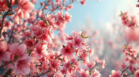pink spring flowers stock  images  backgrounds
