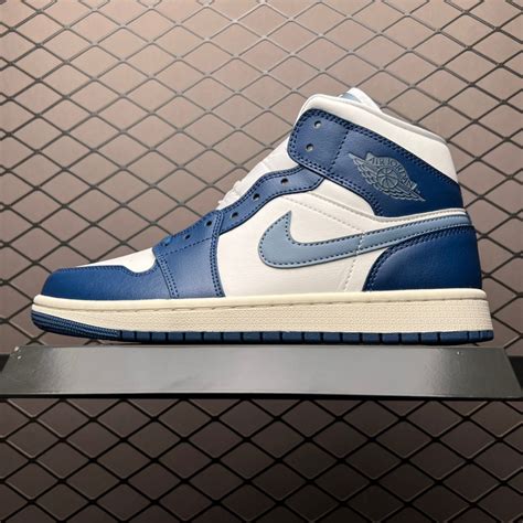 Air Jordan Mid Sky J French Blue On Shoes