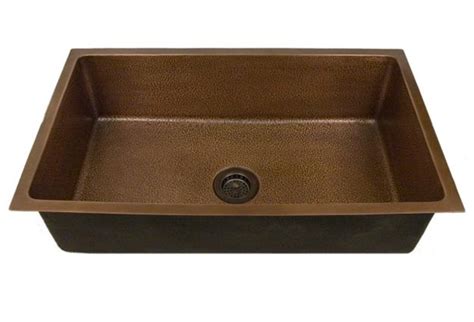 Copper Undermount Single Bowl Kitchen Sinks