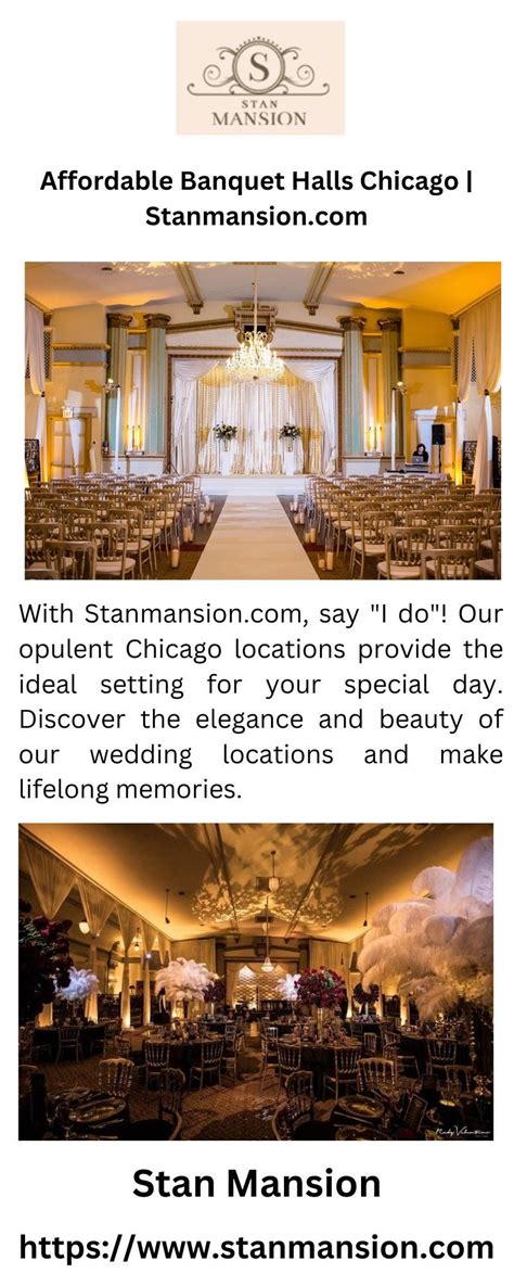 Affordable Banquet Halls Chicago | Stanmansion.com - Stanmansion - Medium