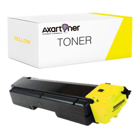 Compatible Toner KYOCERA TK 580 Amarillo 1T02KTANL0 TK580Y Para