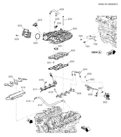 Chevrolet Malibu Engine Asm 3 0l V6 Part 6 Intake Manifold And Related Parts Epc Online