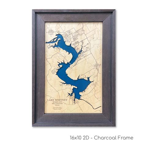 Lake Whitney Map Whitney Lake Lake Custom Lake Map Custom - Etsy ...