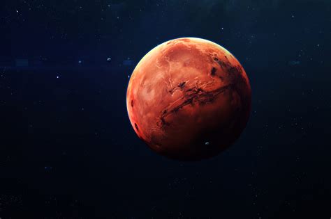 Mars – High resolution beautiful art presents planet of the solar ...