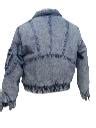 Retro S Jacket S Todays News Mens Acid Washed Blue Cotton Denim