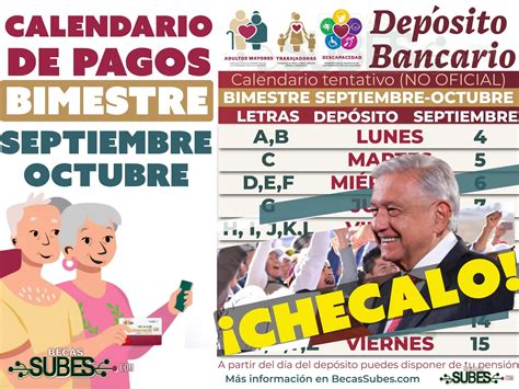 SEPTIEMBRE Así Queda El Calendario De Pagos Por Apellidos Adultos