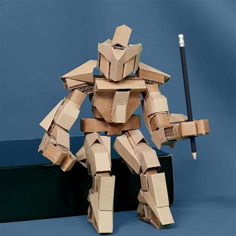 Cardboard Robots On Behance