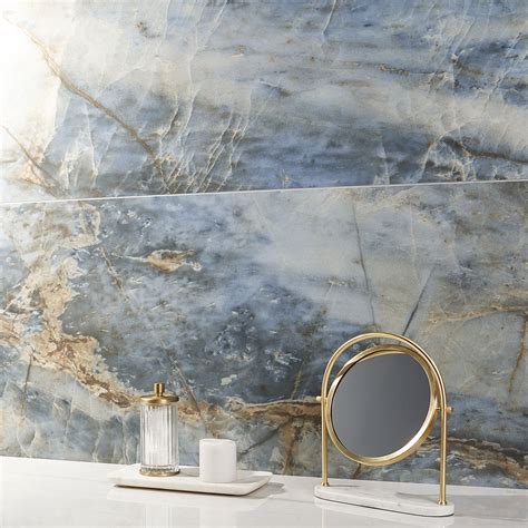 Imagine Stone Azur Polished Porcelain Tile Artofit