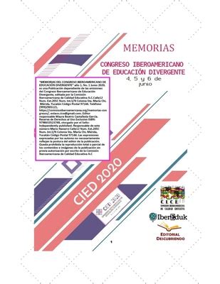 Memorias Del Congreso Iberoamericano De Educaci N Divergente Memorias