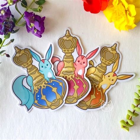 FFXIV Carbuncle Fantasia Sticker Pack 2.5 Inch Glossy - Etsy | Vinyl ...