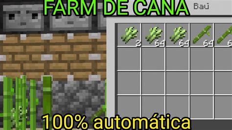 Como Fazer Farm De Cana 100automatica No Minicraft Youtube