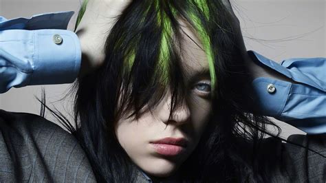 Billie Eilish, American, Singer, Celebrity, Girls, Green Hair ...