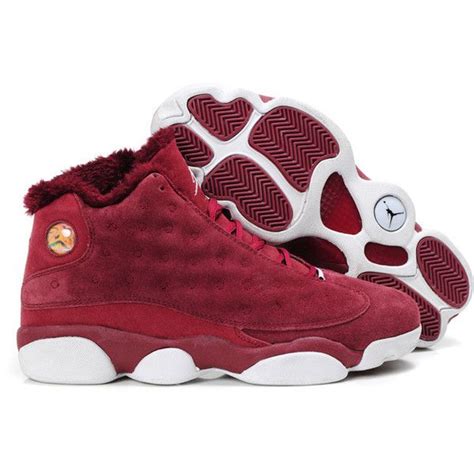 Air Jordan 13 Xiii Fluffy Flints Burgundy White 370 Air Jordans