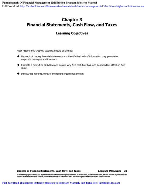 Pdfcoffee Chapter 3 Financial Statements Cash Flow And Taxes