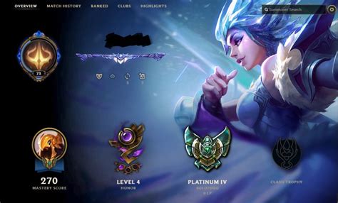 【lol】氷剣のイレリアをプロフィール画像に設定したときに左側に空間的余裕があるのにも関わらずお尻が見えない Lol忍者