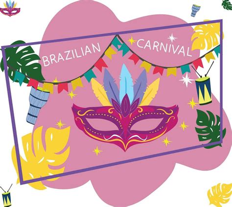 Brazilian Carnival Vector Illustration 36367182 Vector Art At Vecteezy