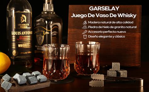 Juego De Vasos Para Whisky De Regalo Con Palet De Madera 2Vasos Para