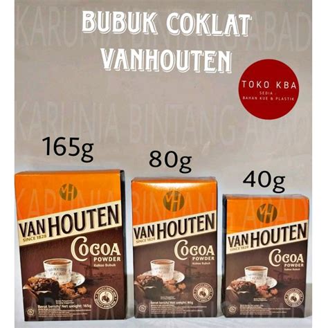 Jual Van Houten Since 1828 Cocoa Powder Coklat Bubuk 40 Gr 80 Gr