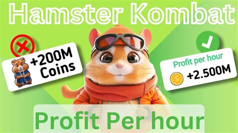 Profit Per Hour Hamster Kombat Make Money Online Make Money Online In