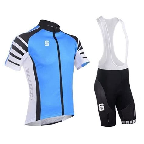 Maillot De Cyclisme Homme Manches Courte Pro Cuissard V Lo Gel