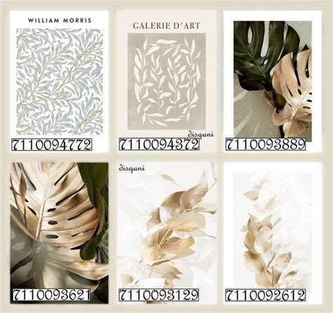 four different types of wallpapers with leaves and flowers on them, all ...