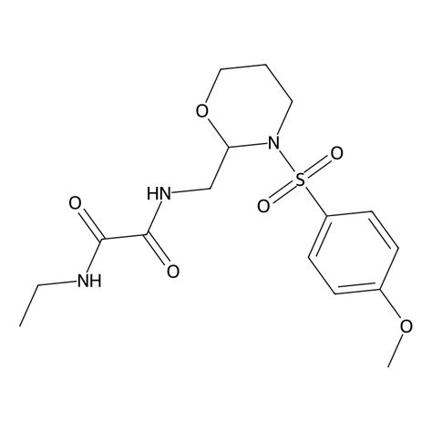 Buy N Ethyl N Methoxyphenyl Sulfonyl Oxazinan Yl