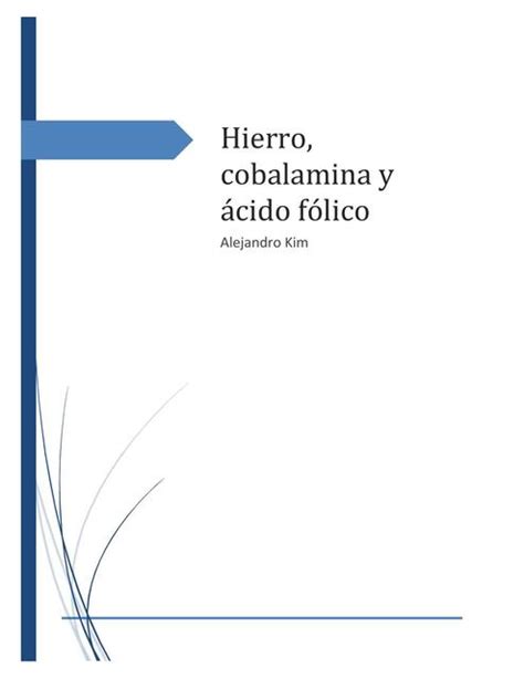 Metabolismo de Hierro Cobalamina y Ácido Fólico Micu24 uDocz