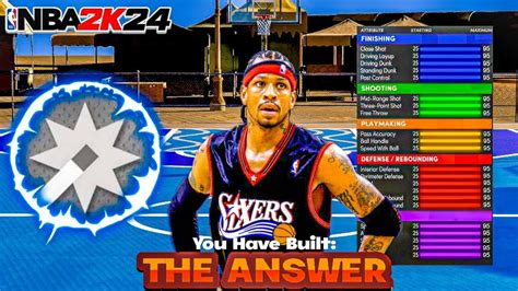 The Answer To All Your Builds How To Build Allen Iverson In NBA 2K24