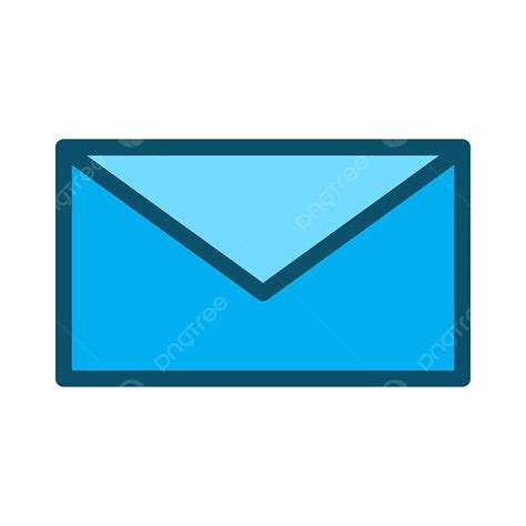 Mail Icon Png Blue