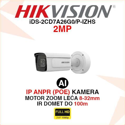 Hikvision mrežna ANPR kamera iDS 2CD7A26G0 P IZHS Genius