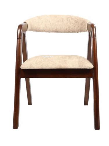 Adhunika Living Room Wooden Chair With Cushion Seat 21x23x30 At Rs