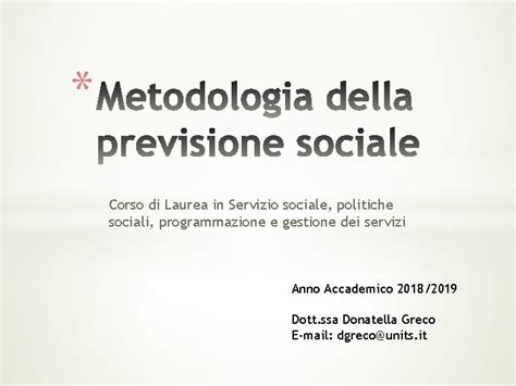 Corso Di Laurea In Servizio Sociale Politiche Sociali