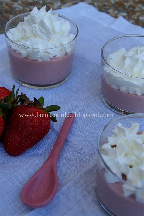 La Cossa Dulce Copa De Fresas Con Nata