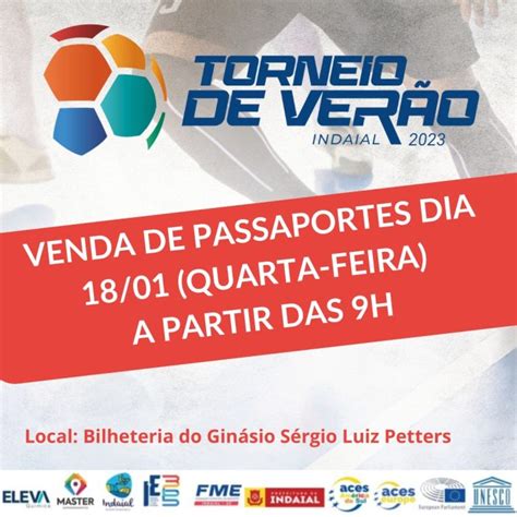 Valores dos ingressos para o Torneio de Verão de Indaial na categoria