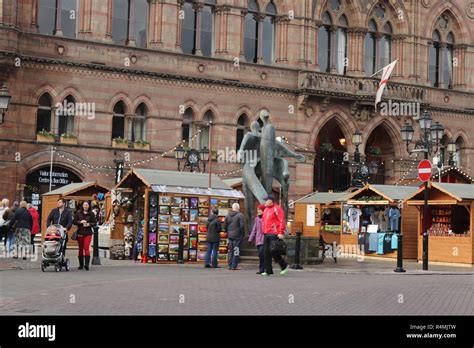 Christmas Market, Chester UK Stock Photo - Alamy