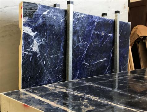 Exotic Brazil Sodalite Blue Granite Slab