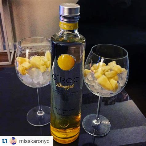 Ciroc Pineapple Over Diced Pineapples Ice Flickr