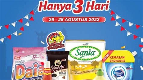 MURAH Promo JSM Indomaret 26 Agustus 2022 Deterjen Sabun Cuci Piring