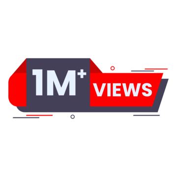 Transparent K Views Banner Design Vector One Lakh Views K K