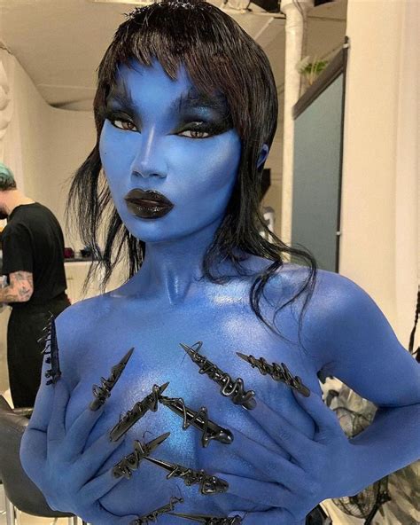 ᴄɢ On Twitter Alien Makeup Makeup Inspiration Makeup