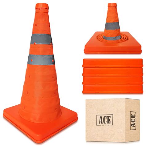 Amazon Collapsible Traffic Cones Safety Cones 4 Pack 18 Inch